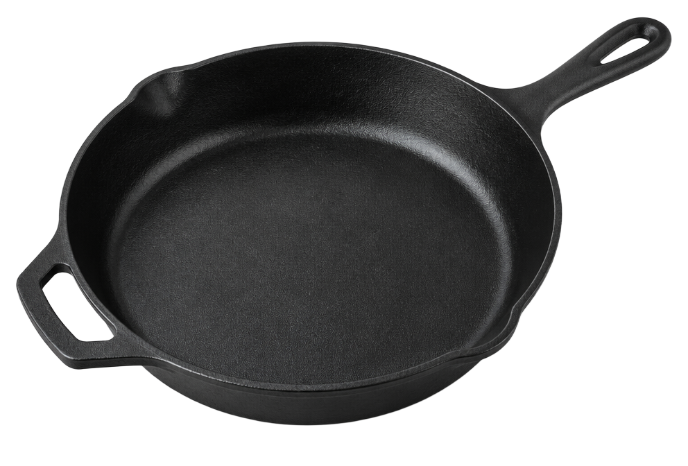 Sizzling Cast-Iron Skillet